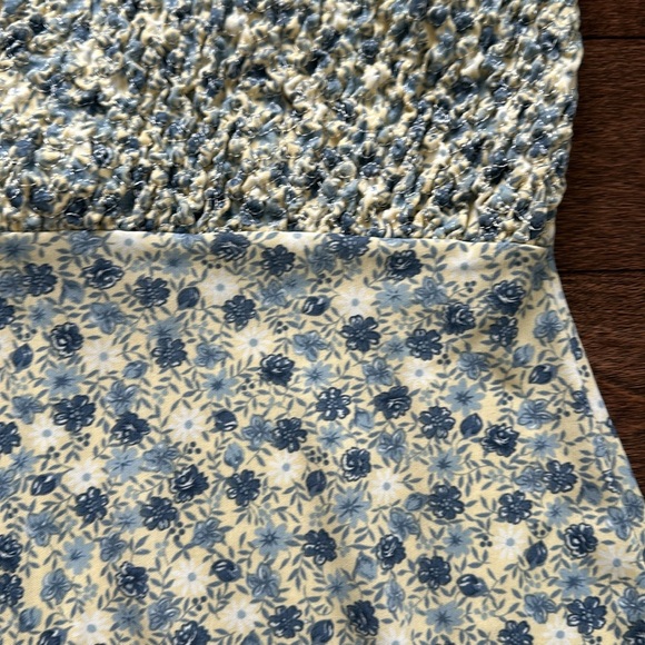 Up Front Vintage 90s Y2K Floral Mini Tank Dress S - Picture 4 of 9